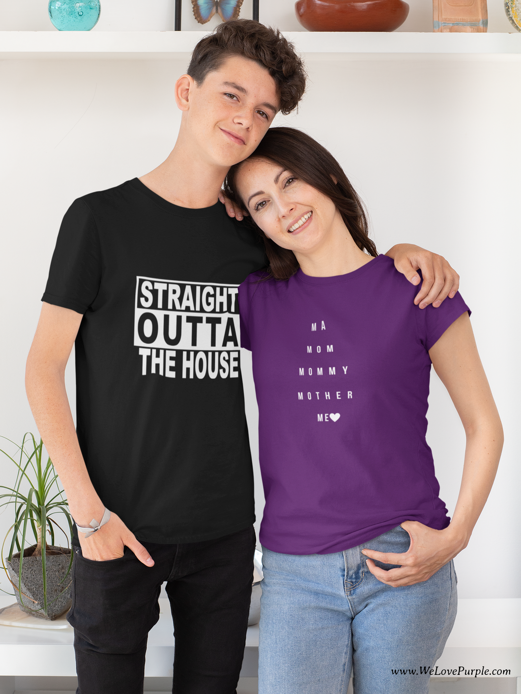 Purple Five M's Mother's Day T-shirt