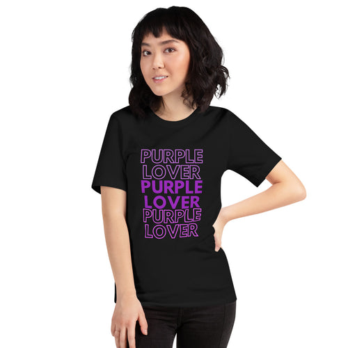 Purple Lover Short Sleeve T-Shirt for Women