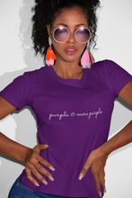 Load image into Gallery viewer, Purple &amp; More Purple T-Shirt for Women