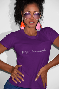 Purple & More Purple T-Shirt for Women