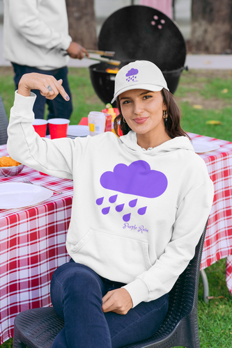 We Love Purple Rain Twill Cap for Men & Women