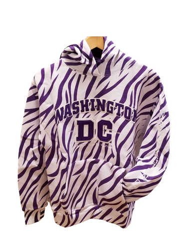 Purple Washington DC Sweatshirt Hoodie for Men & Women - 3 Styles