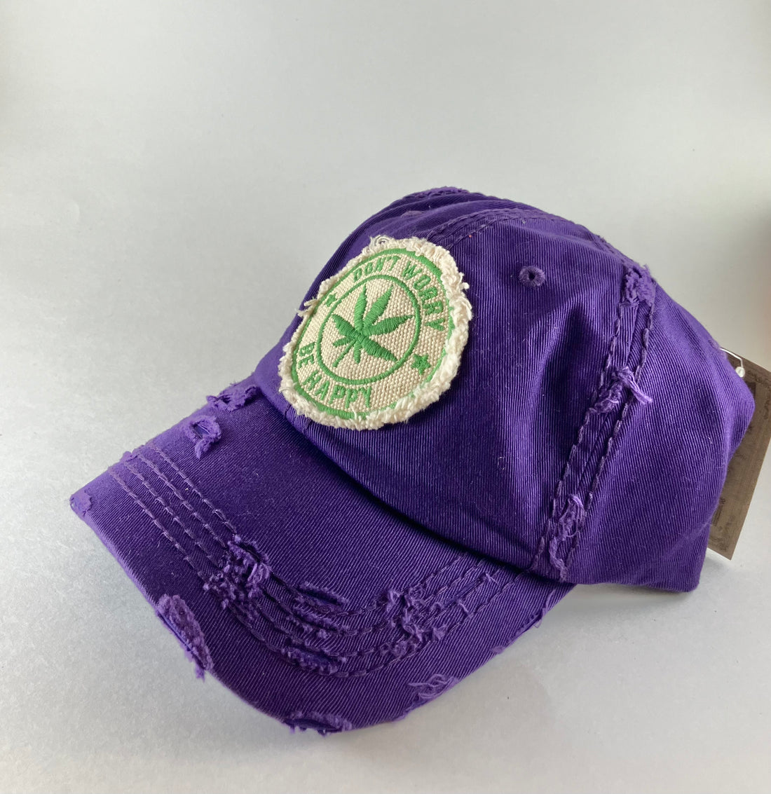 Purple Baseball Caps - 3 Varieties! - Don't Worry Be Happy - Hats - Men or Women