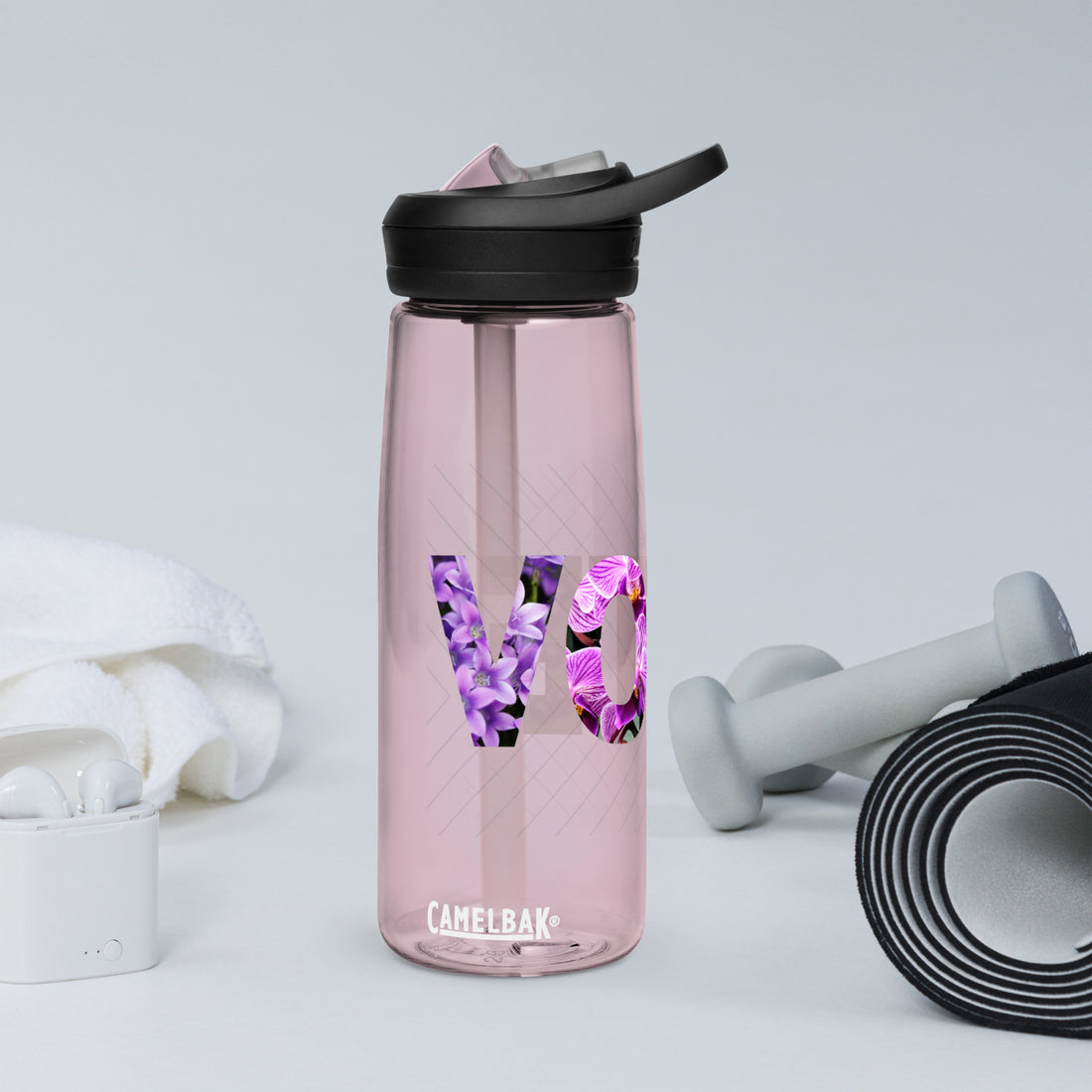 Purple VOTE Sports Water Bottle