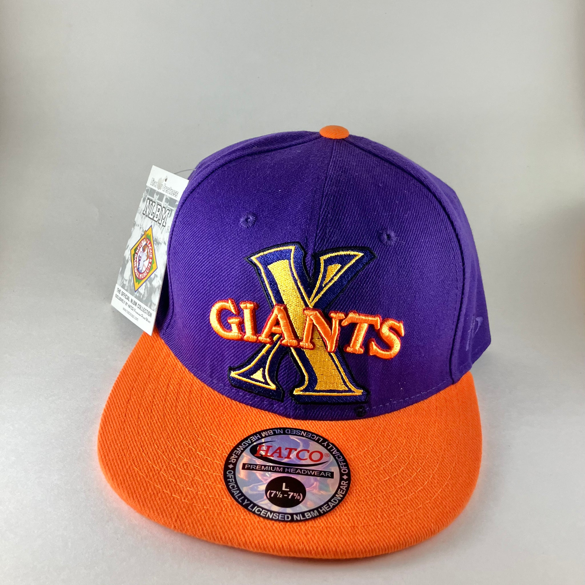 Purple Baseball Cap - 3 Varieties! Purple & Orange NLBM Cuban Giants X - Hats - Men or Women