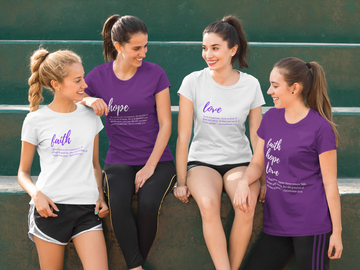 Faith, Hope & Love T-Shirts for Women