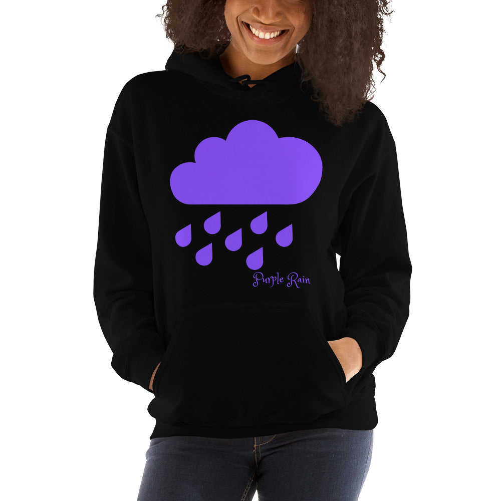 We Love Purple Rain Hoodie for Women