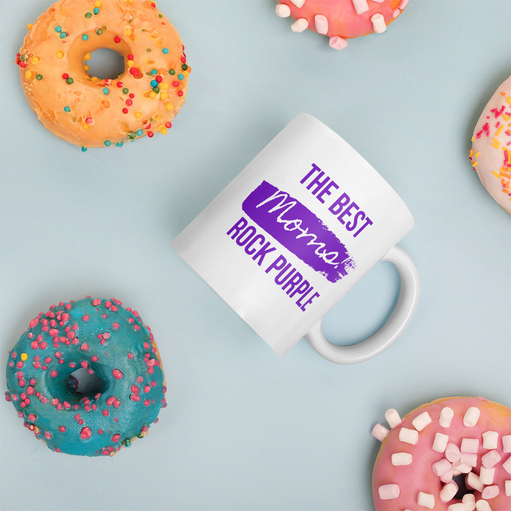 Best Mom's Rock Purple - Mug - Home